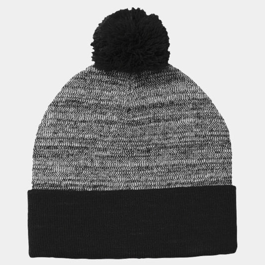 ® HEATHER POM POM BEANIE