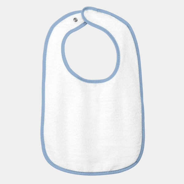 INFANT CONTRAST TRIM TERRY BIB