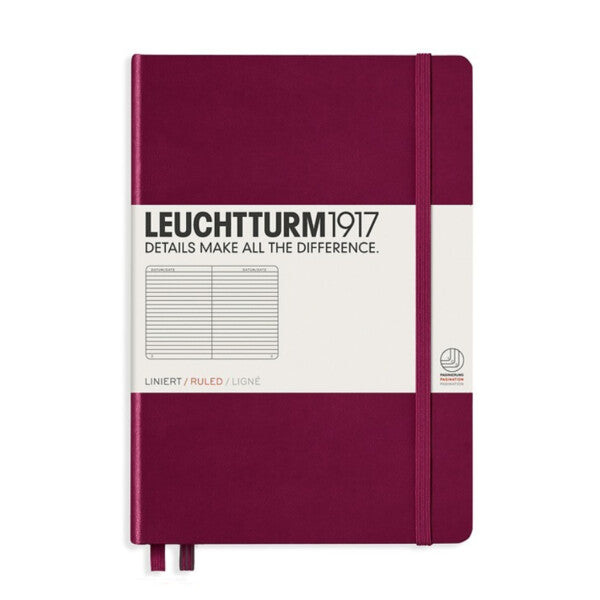 LEUCHTTURM1917 NOTEBOOK MEDIUM (A5) LINED, HARDCOVER