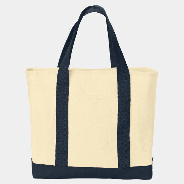IDEAL TWILL TWO TONE SHOPPING TOTE
