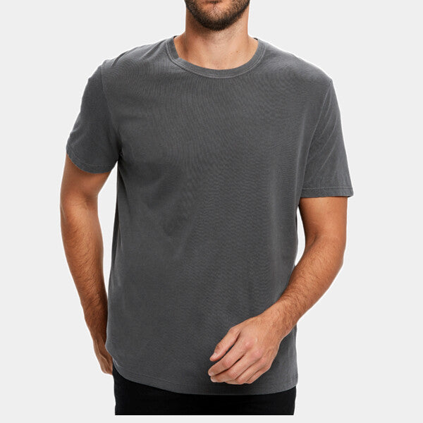 MEN'S USA MADE GARMENT-DYED CREWNECK T-SHIRT
