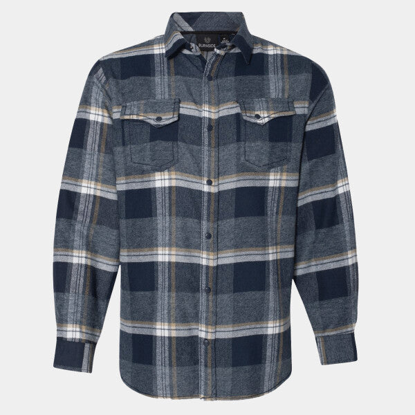 MEN'S SNAP-FRONT FLANNEL SHIRT