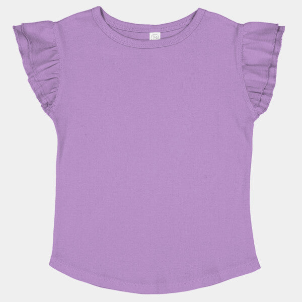 TODDLER FLUTTER SLEEVE T-SHIRT