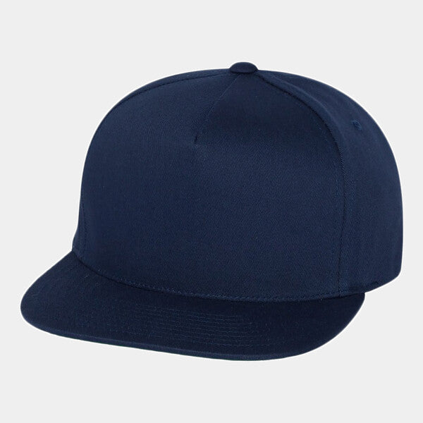 FIVE-PANEL COTTON TWILL SNAPBACK CAP