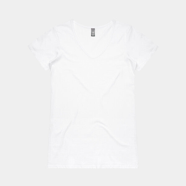 BEVEL V-NECK TEE