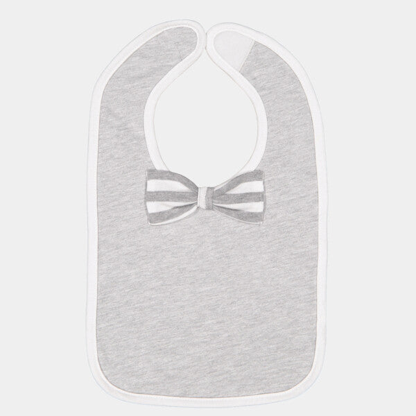 INFANT BABY RIB BOW TIE BIB