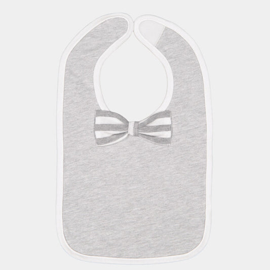 INFANT BABY RIB BOW TIE BIB