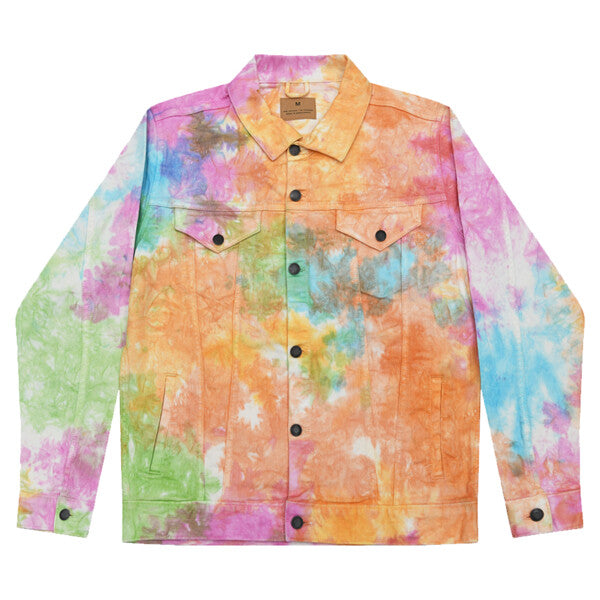 TIE-DYED DENIM JACKET