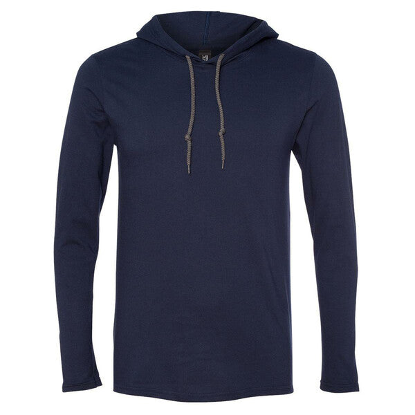 SOFTSTYLE® LIGHTWEIGHT HOODED LONG SLEEVE T-SHIRT