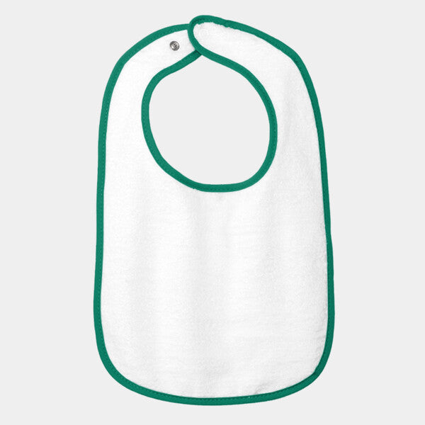 INFANT CONTRAST TRIM TERRY BIB