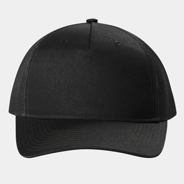 SNAPBACK FIVE PANEL TRUCKER CAP