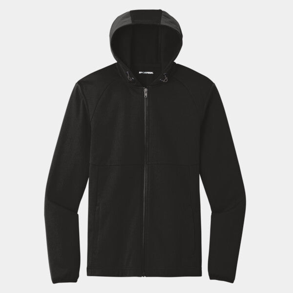 HOODED SOFT SHELL JACKET