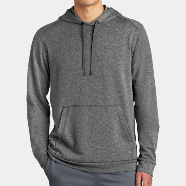 POSICHARGE ® TRI BLEND WICKING FLEECE HOODED PULLOVER