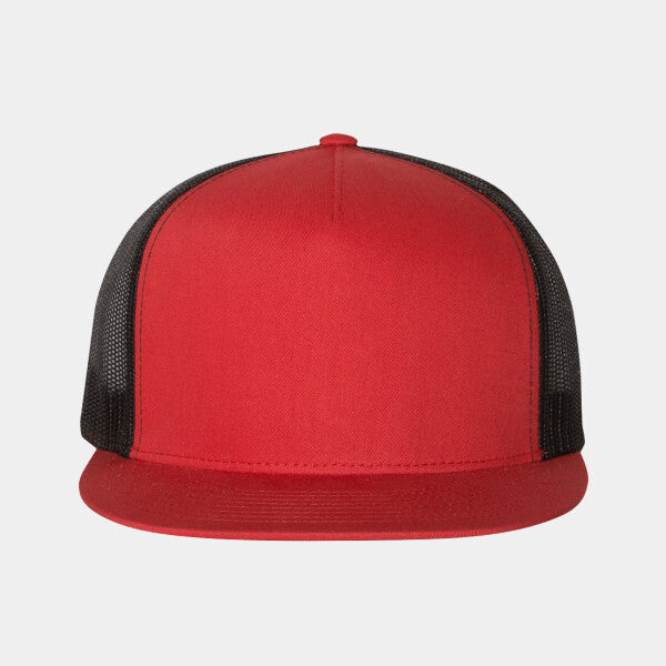 FLAT BILL TRUCKER CAP