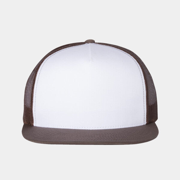 FLAT BILL TRUCKER CAP