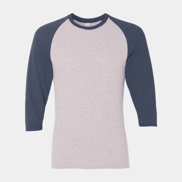 TRIBLEND THREE-QUARTER RAGLAN BASEBALL T-SHIRT