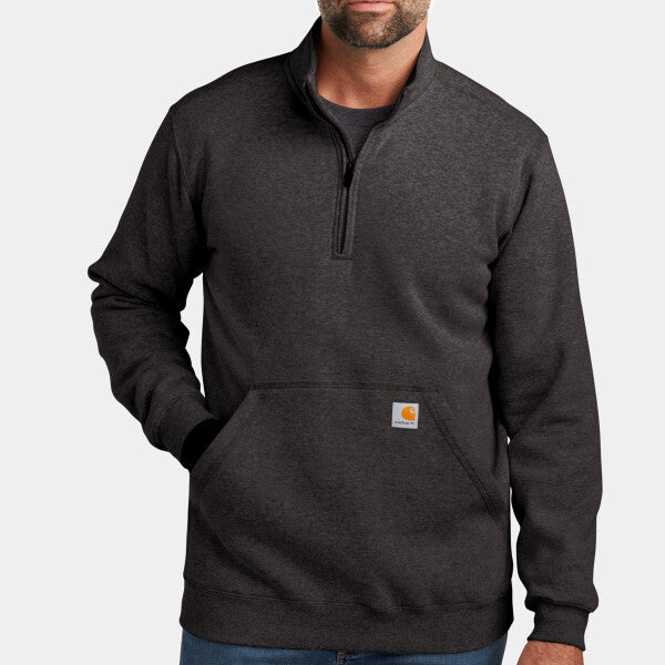 MIDWEIGHT 1/4 ZIP MOCK NECK SWEATSHIRT