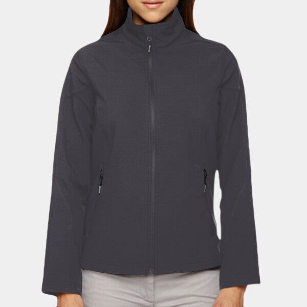 LADIES' CRUISE TWO-LAYER FLEECE BONDED SOFT SHELL JACKET