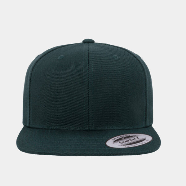 ADULT 6-PANEL STRUCTURED FLAT VISOR CLASSIC SNAPBACK