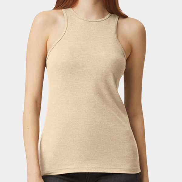 LADIES' CVC RACERNECK TANK