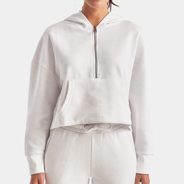 LADIES' ALICE HALF-ZIP HOODED SWEATSHIRT
