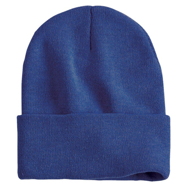 SOLID 12" CUFFED BEANIE
