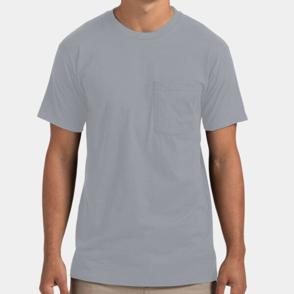 TULTEX 293 - UNISEX HEAVYWEIGHT POCKET TEE