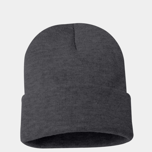 SOLID 12" CUFFED BEANIE