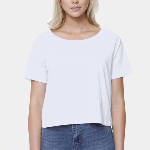 LADIES' BOXY COTTON T-SHIRT