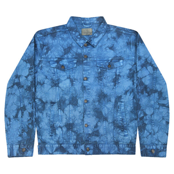 TIE-DYED DENIM JACKET