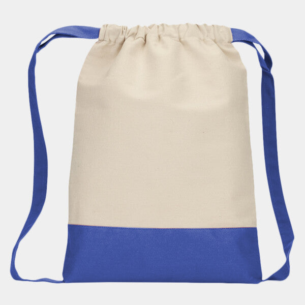CAPE COD COTTON DRAWSTRING BACKPACK