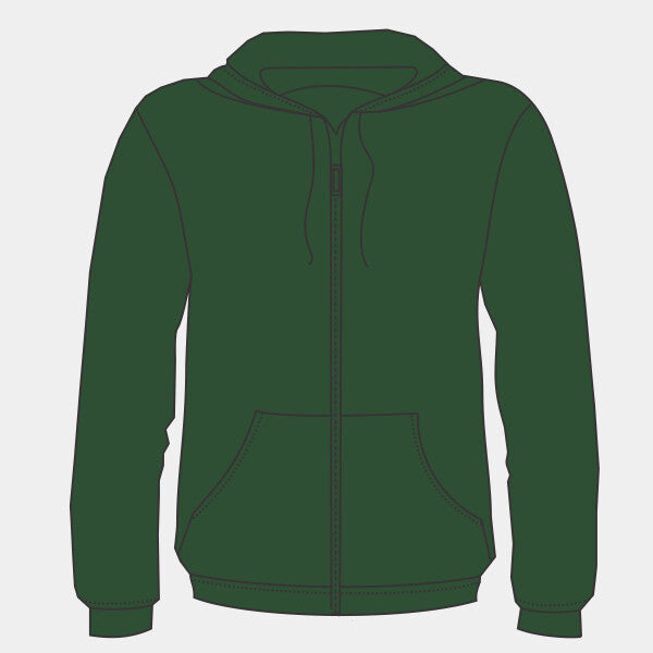 PREMIUM FLEECE FULL-ZIP HOODED SWEATSHIRT
