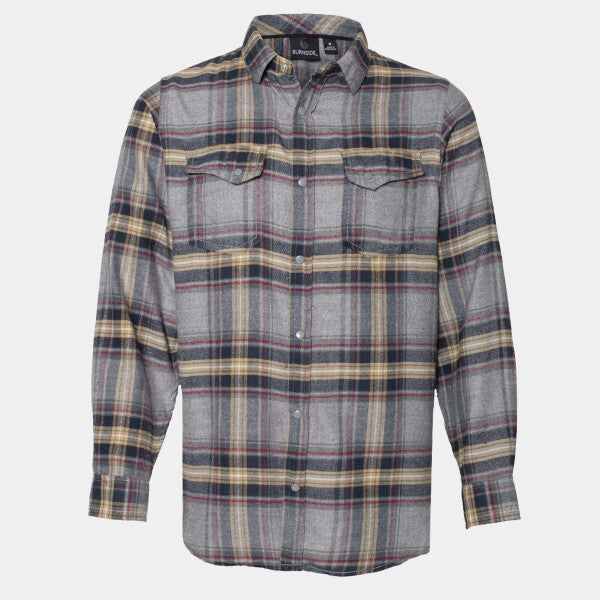 MEN'S SNAP-FRONT FLANNEL SHIRT