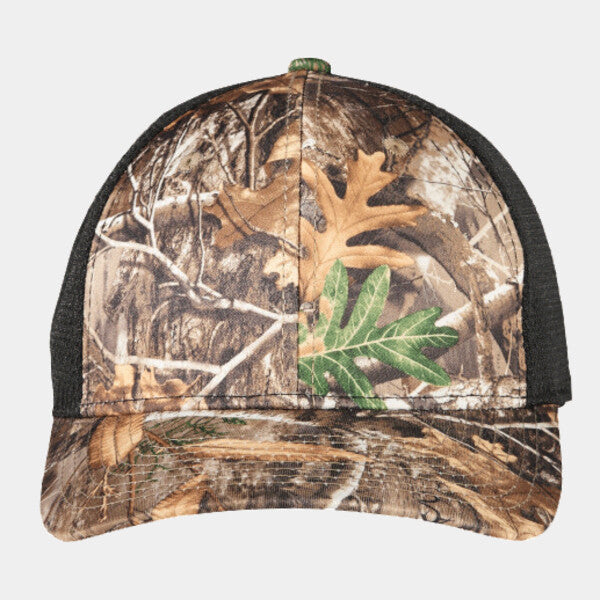 PERFORMANCE CAMOUFLAGE MESH BACK SNAPBACK CAP