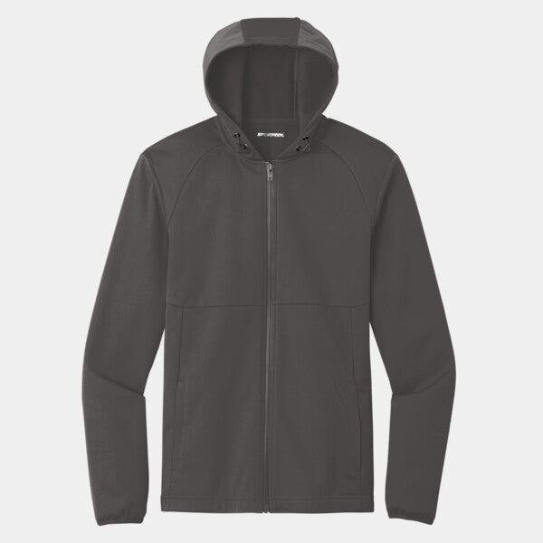 HOODED SOFT SHELL JACKET