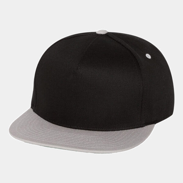 FIVE-PANEL COTTON TWILL SNAPBACK CAP