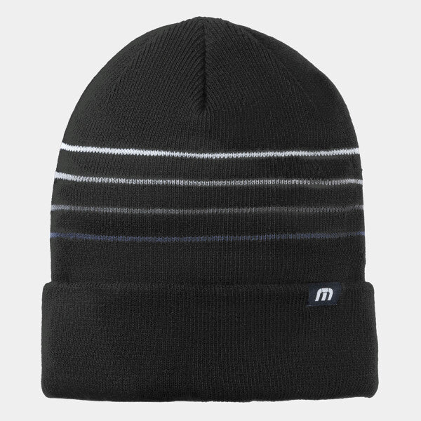 STRIPED CUFFED BEANIE