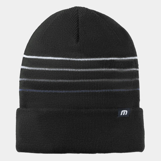 STRIPED CUFFED BEANIE
