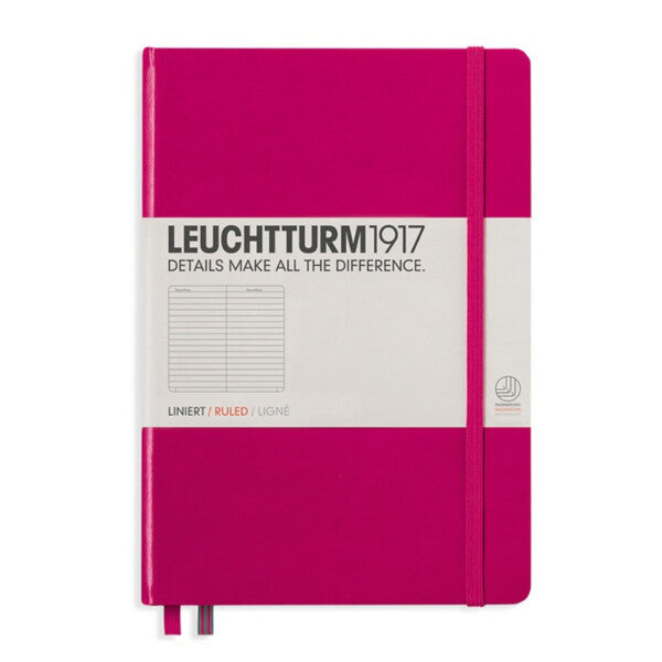 LEUCHTTURM1917 NOTEBOOK MEDIUM (A5) LINED, HARDCOVER