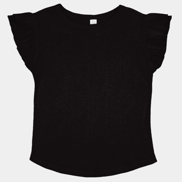 TODDLER FLUTTER SLEEVE T-SHIRT