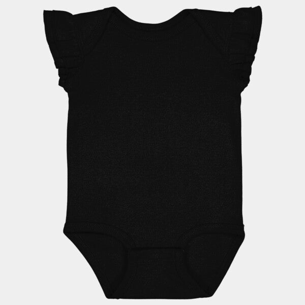 INFANT FLUTTER SLEEVE BODYSUIT