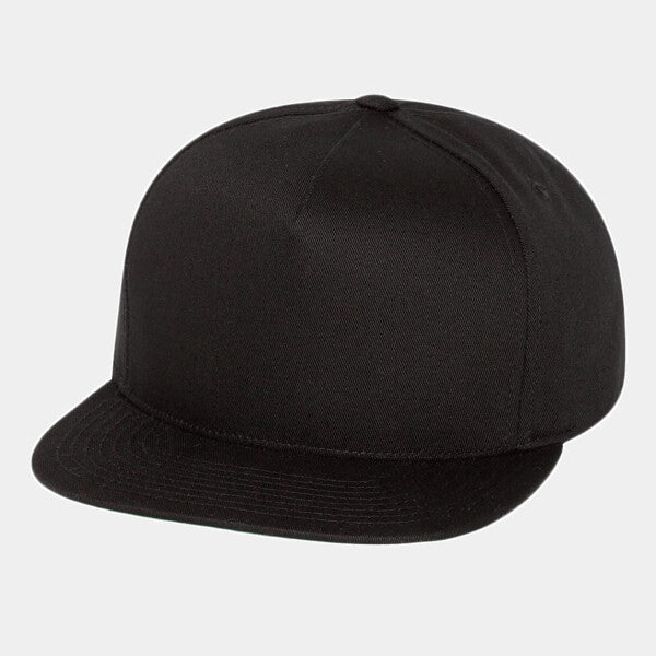 FIVE-PANEL COTTON TWILL SNAPBACK CAP