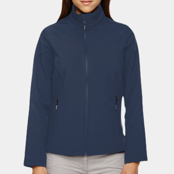 LADIES' CRUISE TWO-LAYER FLEECE BONDED SOFT SHELL JACKET