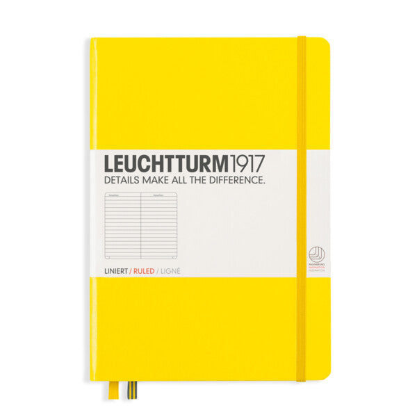 LEUCHTTURM1917 NOTEBOOK MEDIUM (A5) LINED, HARDCOVER