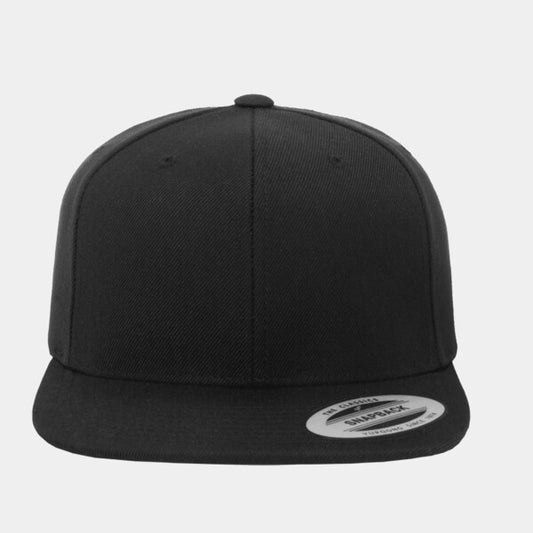 ADULT 6-PANEL STRUCTURED FLAT VISOR CLASSIC SNAPBACK