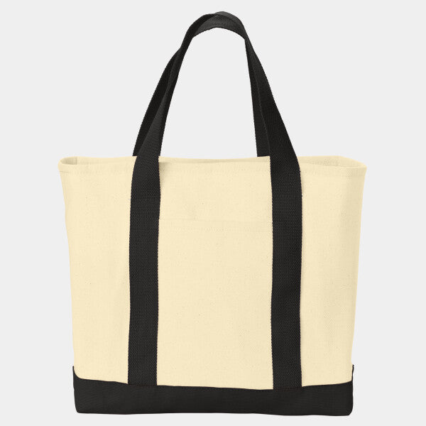 IDEAL TWILL TWO TONE SHOPPING TOTE