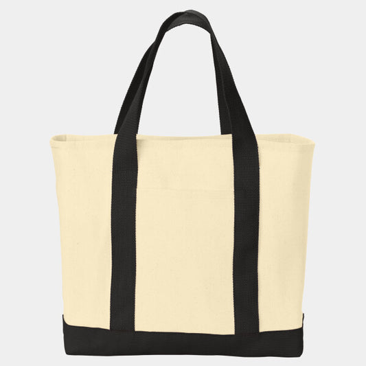 IDEAL TWILL TWO TONE SHOPPING TOTE