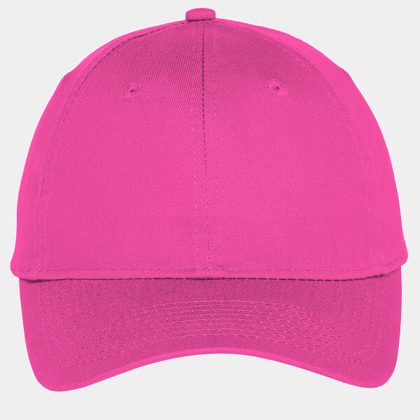 SIX PANEL UNSTRUCTURED TWILL CAP