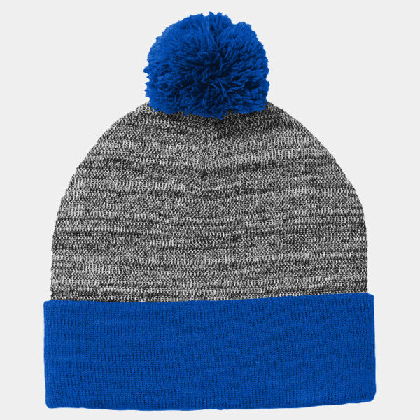 ® HEATHER POM POM BEANIE