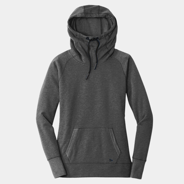 LADIES TRI BLEND FLEECE PULLOVER HOODIE